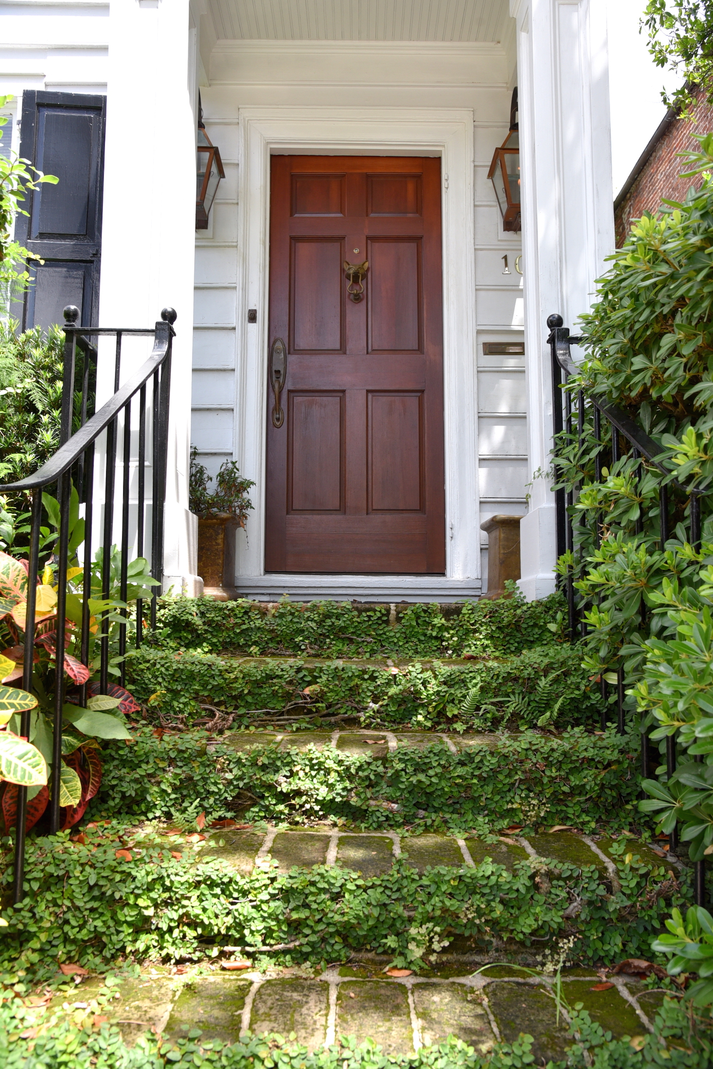 Pretty door steps in Charleston, South Carolina
