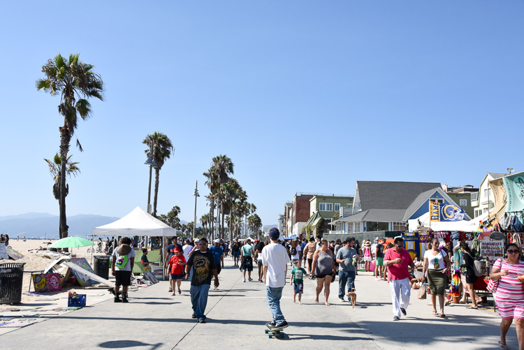 Venice Beach boardwalk Los Angeles