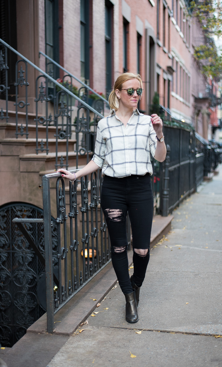 Shooting in the West Village Outfit Fashion blog New York