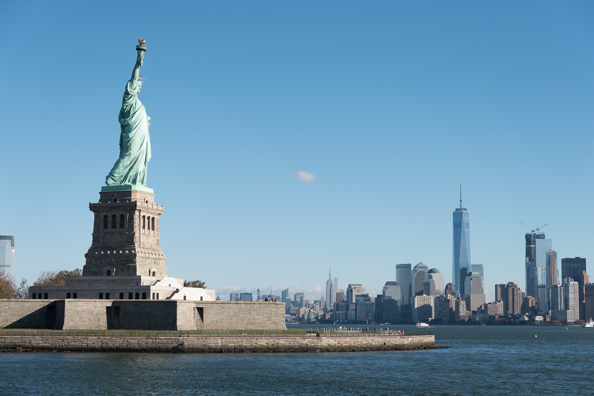 voyage à new york visiter la statue de la liberté