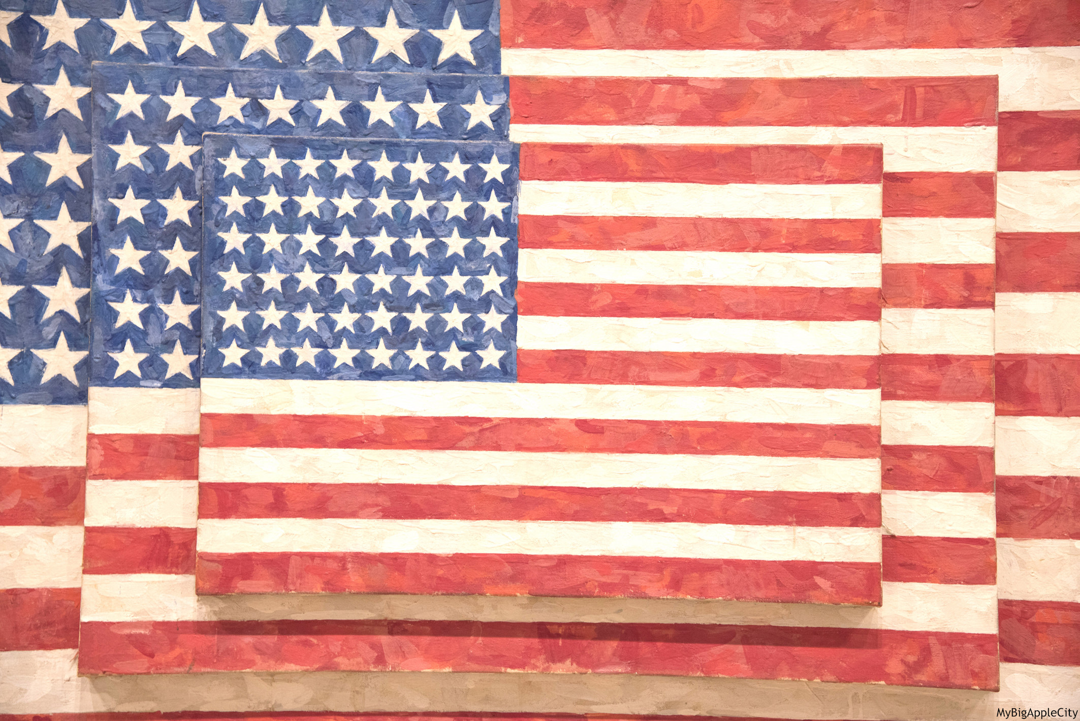 Whitney-Museum-NYC-art-US-flag-travelblog