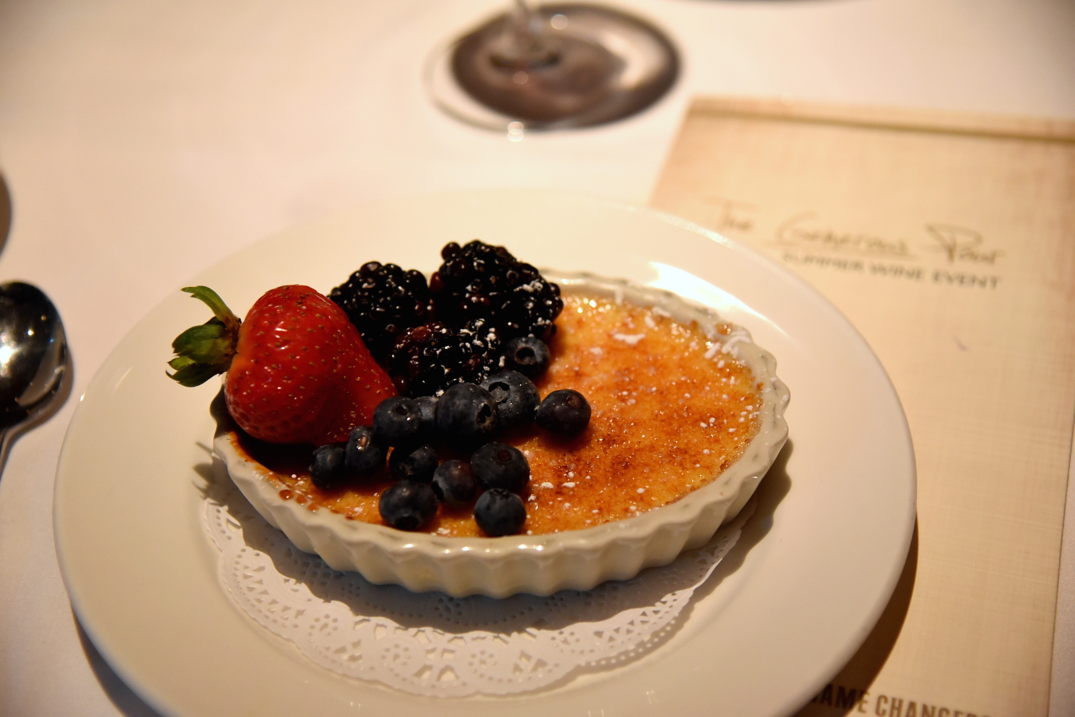 Best crème brulée in New York at the Capital Grille