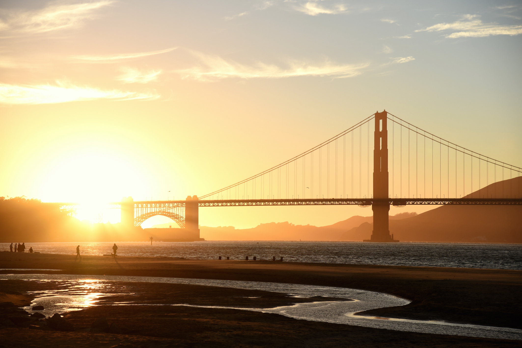 Watch the Sunset over the Golden Gate Bridge San Francisco