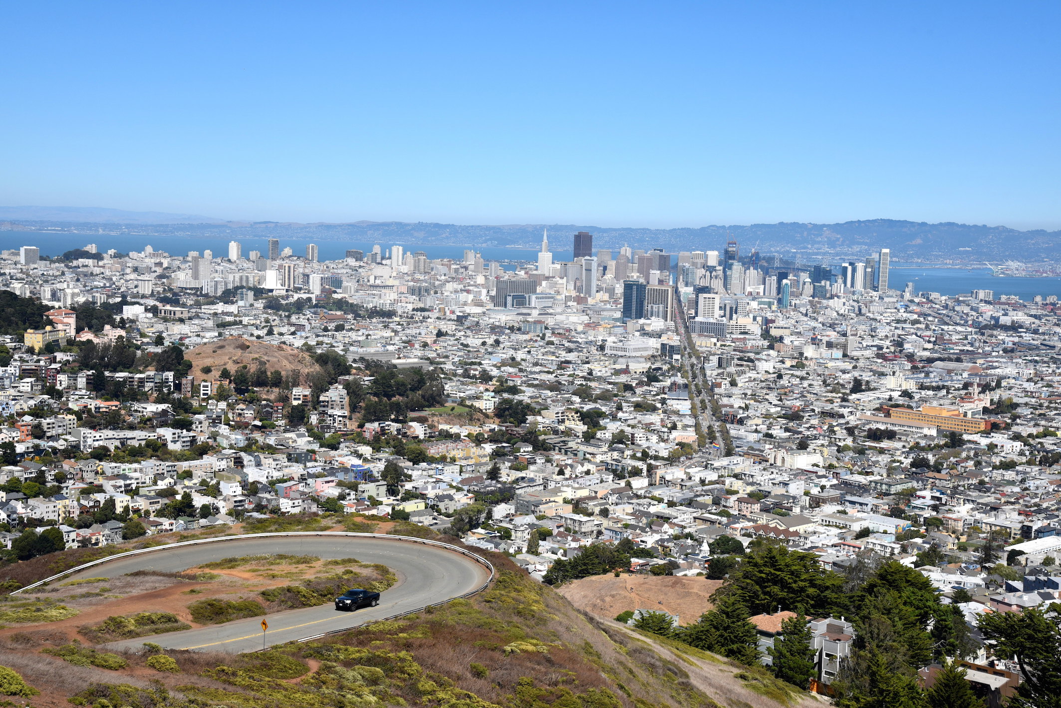 San Francisco view from Twin Peaks