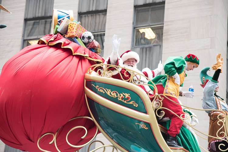 Santa Claus Macy's Thanksgiving Parade in New York photos