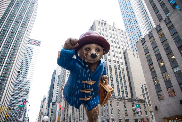 Paddington Macy's Parade Thanksgiving New York 2016