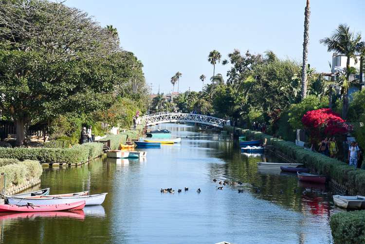 Venice Canals in Los Angeles California