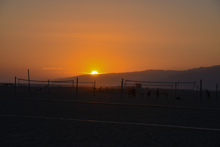 Sunset in Santa Monica California