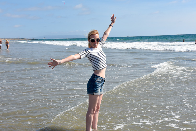 Fashion blogger Los angeles Venice Beach