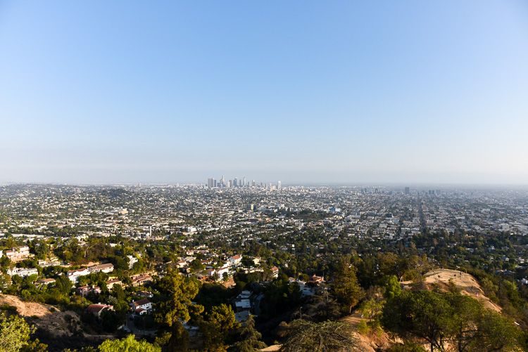 Vue depuis le Griffith Osbservatory Visiter Los Angeles Blog voyage mybigapplecity