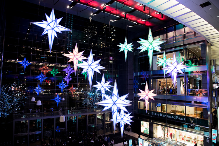 Décorations de Noël à NYC Columbus Circle New York Voyage