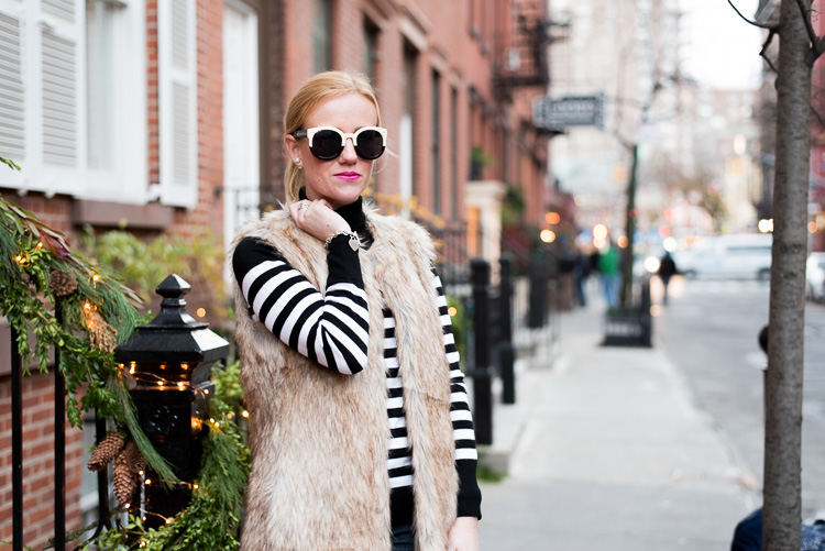 Banana republic stripe sweater fashion blogger NYC mybigapplecity