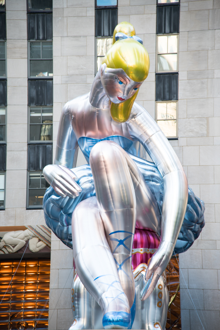 Blog voyage new york Jeff Koons Ballerina NYC