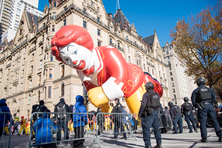 Macy's Thanksgiving parade ballons 2018 New York City